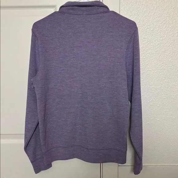 Vineyard Vines Women’s Saltwater Quarter Zip-Up Royal Purple Pullover Size XS - Picture 3 of 8